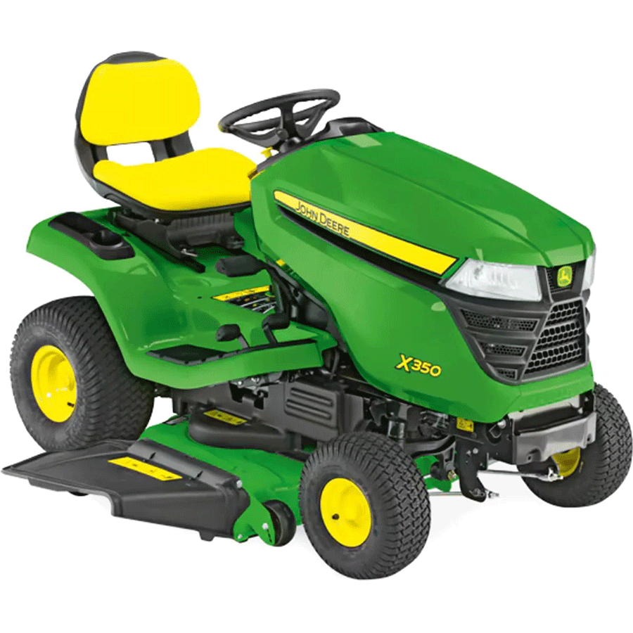 John_Deere_X350_mit_107_cm_Edge_Mulchmaehwerk-2.png John Deere Rasentraktor X350 ohne Mähwerk – Modell 2025 – Image 1