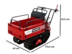 Ausziehbarer Raupendumper Ranger M370-E – Honda Motor GX160