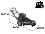 BlackStone SG 420 B&S ES PRO – Baumstumpffräse – Motor B&S XR2100 420 ccm – Schneidegerät mit 8 Wolframkarbidhämmern