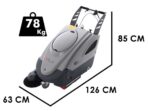 Comet CSW 700B – Kehrmaschine mit Auffangbehälter – 12V – SOLO OHNE AKKU UND LADEGERÄT – Image 2