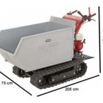 GINKO TR 660 – Raupendumper mit Benzinmotor und Dumpermulde – Honda GX 200 Motor