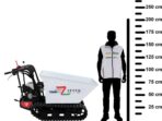 Raupendumper Seven Italy T500HD GX-E – Hydraulische Dumper-Mulde – Tragfähigkeit 500 kg – Image 2