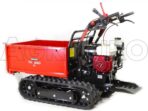 Raupendumper GINKO TR 660 ausziehbare Bordwände, hydraulisches Kippen, Motor Honda GX 200 – Image 2