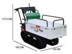 Raupendumper Seven Italy T500 GX – ausziehbare Mulde – Tragfähigkeit 500 kg
