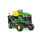 JOHN DEERE X147R Aufsitzmäher mit Heckauswurf